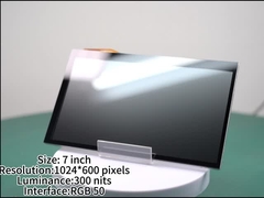 7 inch TFT Touch Display Resolutie 1024*600 pixels Lichtsterkte 300 nits met Custom Capacitive Touch